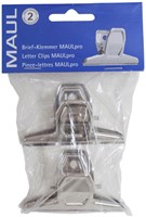 Papierklem MAUL Pro 75mm capaciteit 20mm zilver 2 stuks-7