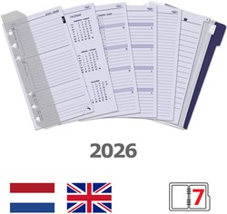 Agendavulling 2025 Kalpa Personal jaardoos 7dagen/2pagina's