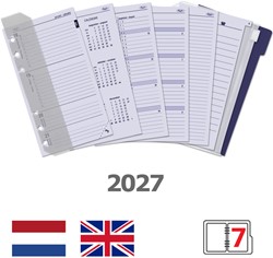 Agendavulling 2027 Kalpa Personal jaardoos 7dagen/2pagina's