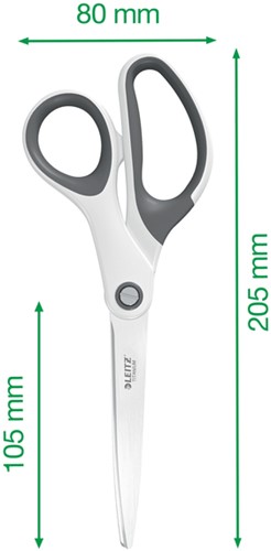 Schaar Leitz WOW 205mm titanium zwart-5