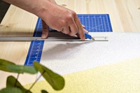 Snijmes Westcott Office 9mm met schuifsluiting blauw-1
