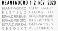 Woord-datumstempel Colop 04000 met 12 teksten-2