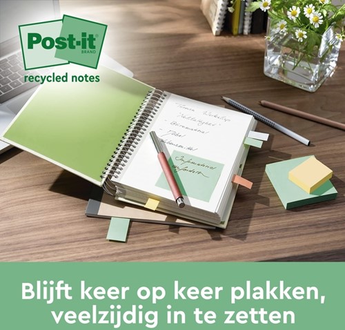 Memoblok Post-it 653-1RPT 38x51mm rainbow pastel 24 stuks-1
