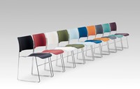 HOWE 40/4 stoel volledig bekleed - Zwart - YS009 - Zwart - B7-2