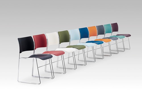 HOWE 40/4 stoel - Zonder bekleding - Geen - Zwart - B7 - Zwart - PA200-2