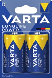 Batterij Varta Longlife Power 2x D