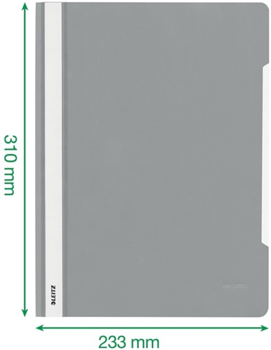 Snelhechter Leitz Standaard A4 gerecycled PP wit-2