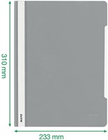 Snelhechter Leitz Standaard A4 gerecycled PP oranje-2