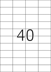 Etiket HERMA 4684 52.5x29.7mm A4 folie transp mat