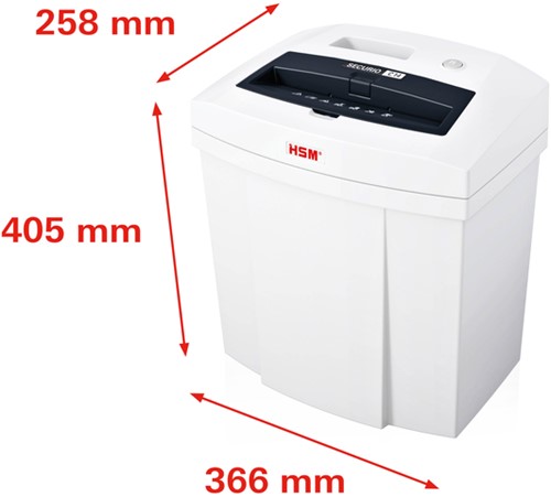 Papiervernietiger HSM Securio C14 stroken 3.9mm-3
