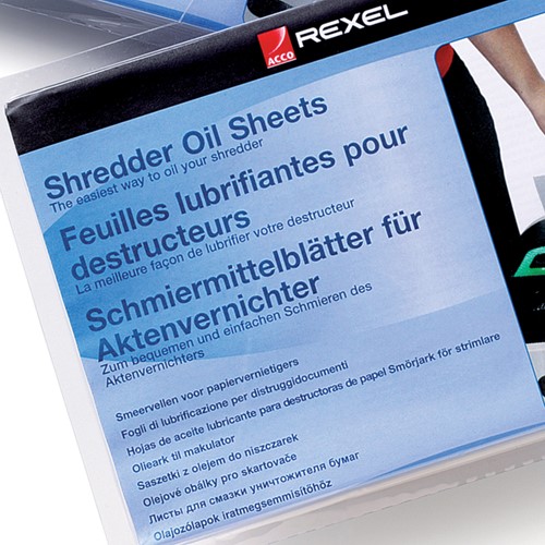 Olie voor papiervernietiger sheet Rexel 20vel-2