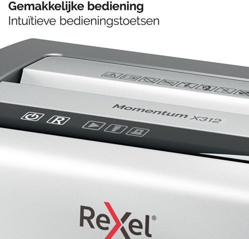 Papiervernietiger Rexel Momentum X312 snippers 5x42mm-9