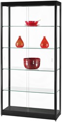 Vitrinekast SDB gpc-1000 led zwart 1000x400x2000mm