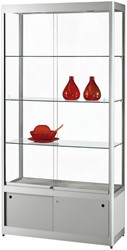 Vitrine SDB gpc-o-1000 led zilver 1000x400x2000mm