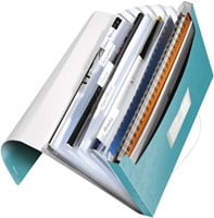 Projectmap Leitz WOW voor A4 6 vaks PP ijsblauw-3