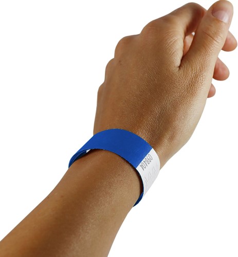 Polsband Combicraft Tyvek blauw 100 stuks-3