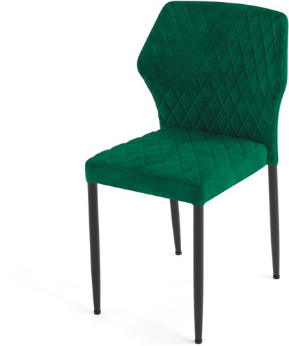 VEBA Louis stapelbare stoel - Groen (velvet)
