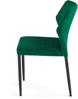 VEBA Louis stapelbare stoel - Geel (velvet)-2