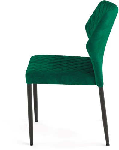 VEBA Louis stapelbare stoel - Geel (velvet)-2