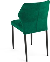 VEBA Louis stapelbare stoel - Geel (velvet)-3