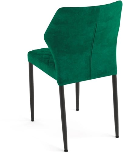 VEBA Louis stapelbare stoel - Groen (velvet)-3