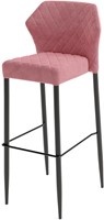 VEBA Louis barkruk - Roze (velvet)