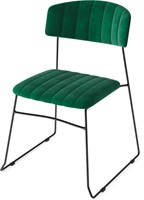 VEBA Mundo stapelbare stoel - Groen (velvet)