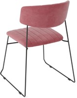 VEBA Mundo stapelbare stoel - Zwart (kunstleder)-3