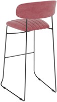 VEBA Mundo barkruk - Zwart (kunstleder)-3