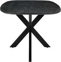 Euroseats Harper Spinpoot vergadertafel - 300 x 100 cm - Zwart blad-3