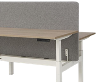 Bureau scherm akoestisch paneel (wolvilt)-2