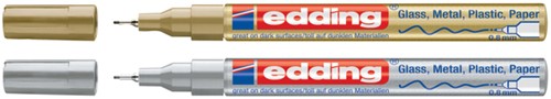 Paintmarker edding 780 op oliebasis 0.8mm goud blister à 1 stuk-3