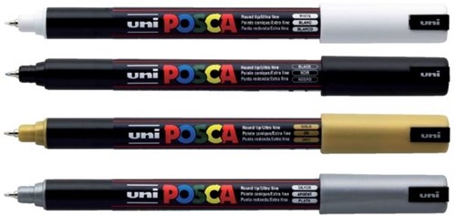 Paintmarker Uni POSCA PC1MR extra fijn wit-6