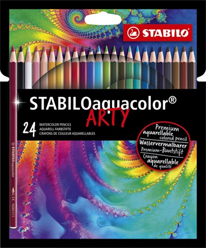 Kleurpotloden STABILO aquacolor 1624-1-20 etui à 24 stuks