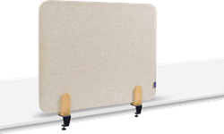 Legamaster ELEMENTS akoestisch bureauscherm 60x80cm soft beige (klem)