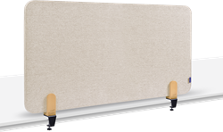 Legamaster ELEMENTS akoestisch bureauscherm 60x120cm soft beige (klem)