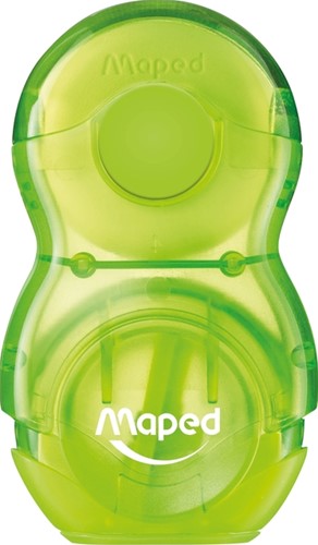 Puntenslijper Maped Loopy 1gaats met gum display á 24 stuks assorti-2