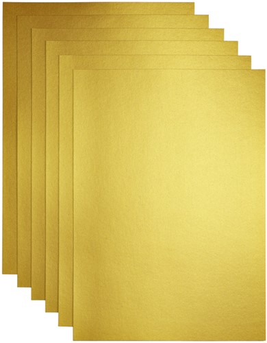 Kopieerpapier Papicolor A4 200gr 3vel metallic goud