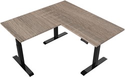 Euroseats elektrisch zit-sta hoekbureau 180 x 180 cm