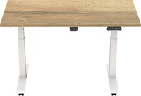 Euroseats Opklapbaar zit-sta bureau - 120 x 80 cm - Natuur eik (T600)-2