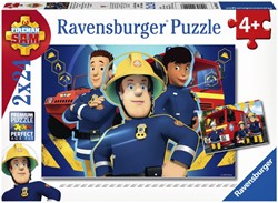 Puzzel Sam helpt je uit de brand 2 x à 24 stukjes