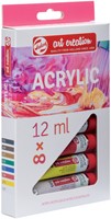 Acrylverf Talens Art Creation met stappenplan 12ml set à 8 kleuren-3