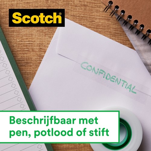 Plakband Scotch Magic 810 12mmx33m onzichtbaar mat-3