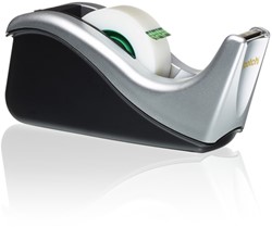 Plakbandhouder Scotch C60 zilver + 1rol magic tape 19mmx33m