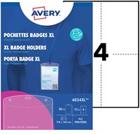 Badge Avery 4834 A6 hoes + insteekkaarten 10 stuks-3