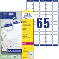 Etiket Avery L7651-100 38.1x21.2mm wit 6500 stuks-2