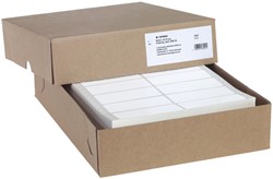 Etiket HERMA 8220 88.9x35.7mm 2-baans wit 8000stuks
