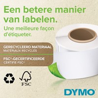 Etiket Dymo LabelWriter multifunctioneel 13x25mm 1 rol á 1000 stuks wit S0722530-3