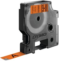 Labeltape Dymo LabelManager D1 polyester 12mm zwart op oranje-2