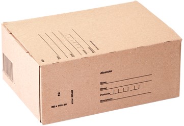 Postpakketbox IEZZY 2 200x140x80mm bruin